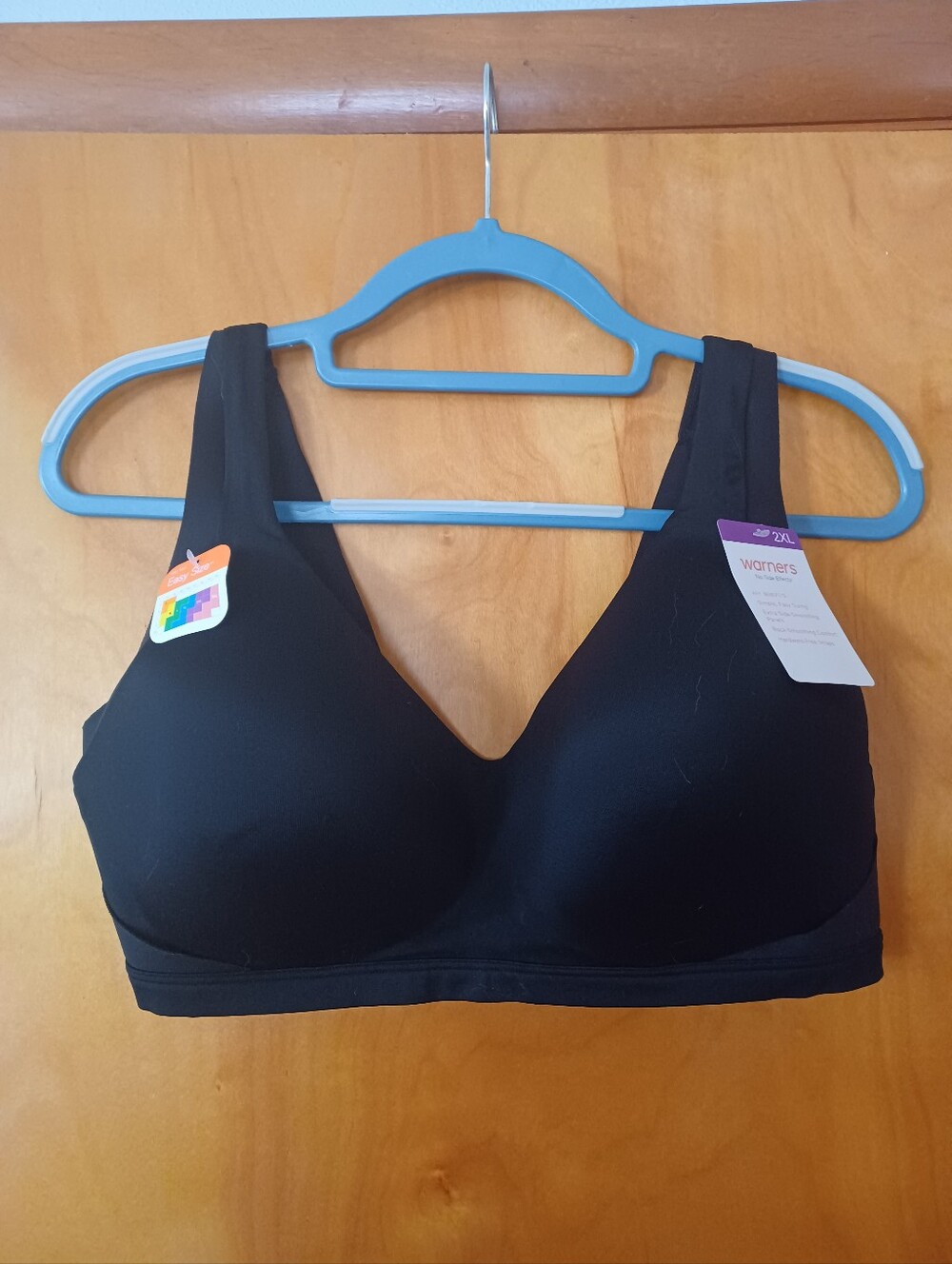 Warner's Black Wireless Bra